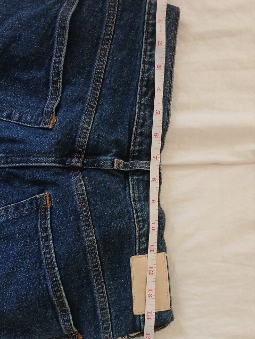 Everlane Organic Cotton Dark Blue High-Rise Jeans - Picture 8 of 9